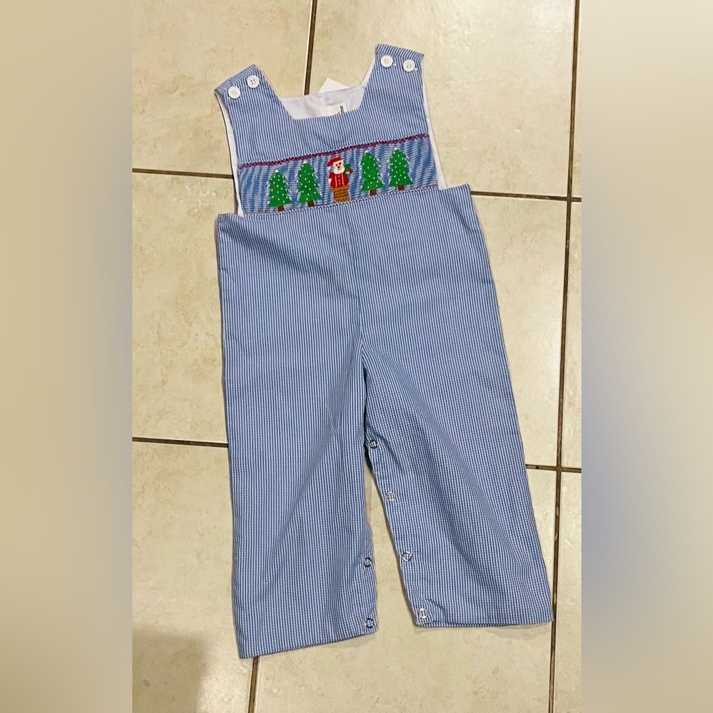 Smocked Santa Outfit